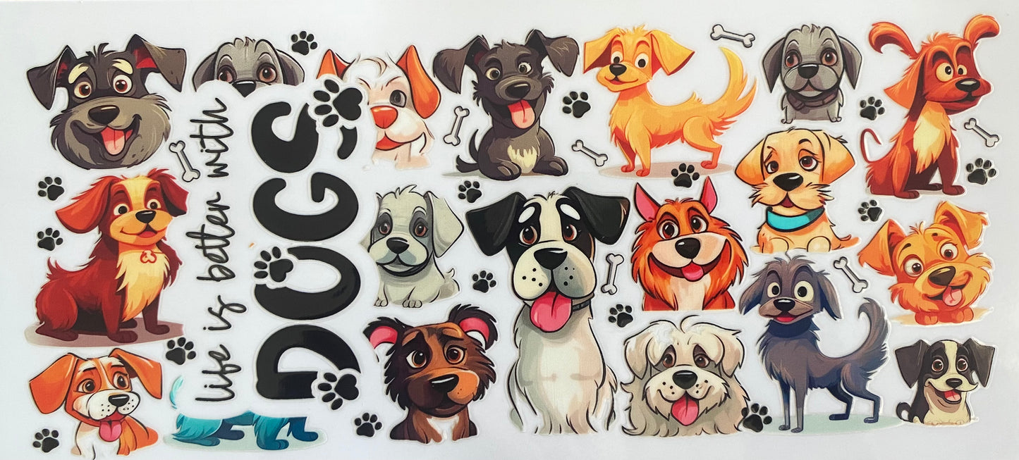 Decal - Life is better with Dogs 3