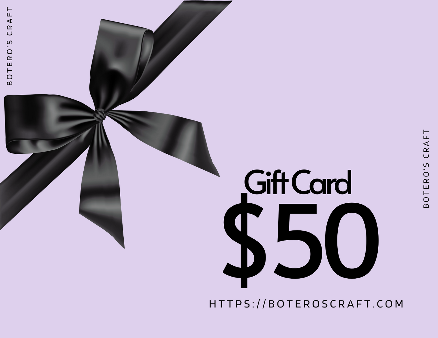 Botero's Craft Gift Card