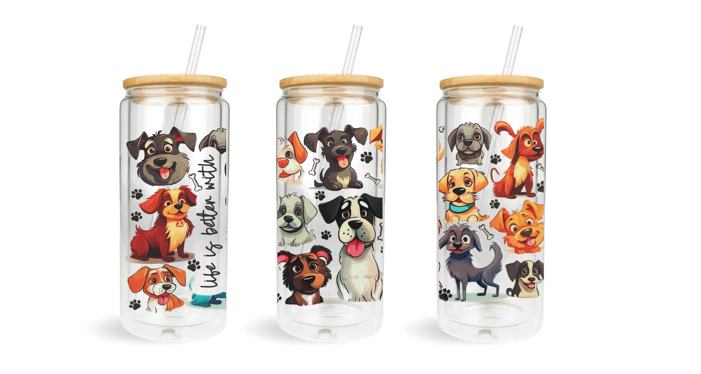 Decal - Life is better with Dogs 3