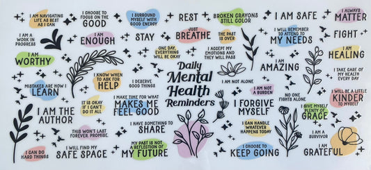 Decal - Daily Mental Health Reminders