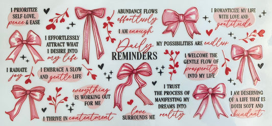 Decal - Daily Reminders